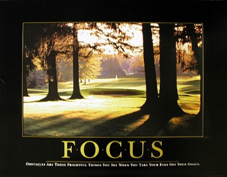 Succesories Focus Golf Poster